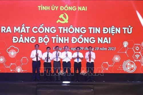 Ra mắt Cổng thông tin điện tử Đảng bộ tỉnh Đồng Nai
