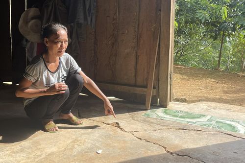 Nguy cơ sạt lở uy hiếp hàng chục hộ dân ở huyện Minh Hóa, Quảng Bình