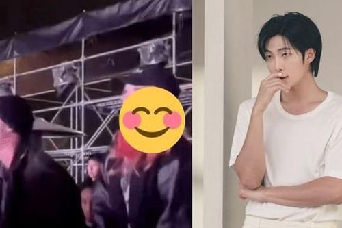 Trưởng nhóm BTS thoải mái 'quẩy' cùng nữ idol nhà YG