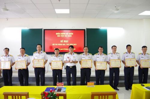 Học viện Hải quân: Bế mạc hội thi phòng học, thao trường, bãi tập năm 2023