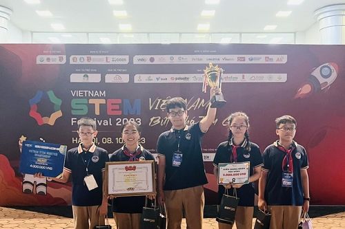 Học sinh thành phố Lào Cai giành Cúp vô địch Cuộc thi Vietnam STEM Robotics Championship 2023