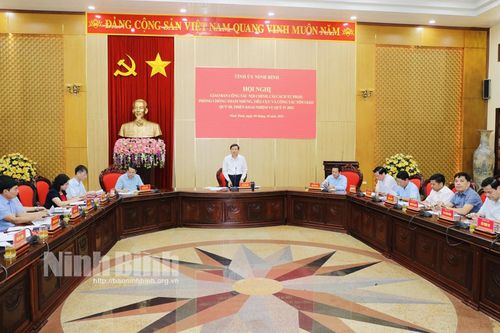 Giao ban công tác nội chính, cải cách tư pháp, phòng, chống tham nhũng, tiêu cực và công tác tôn giáo quý III