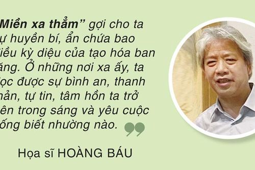 Gửi vào tranh những miền xa thẳm