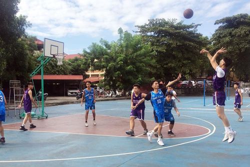 Gần 900 học sinh tham gia giải bóng rổ và bơi