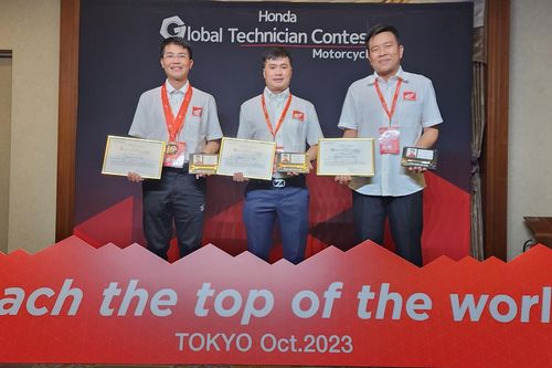 Honda Việt Nam giành giải cao tại Hội thi Kỹ thuật viên xe máy thế giới 2023