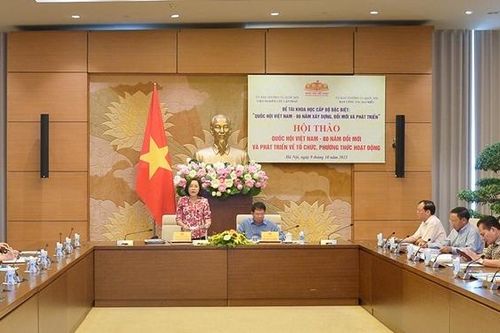 Hội thảo 'Quốc hội Việt Nam - 80 năm đổi mới và phát triển về tổ chức, phương thức hoạt động'