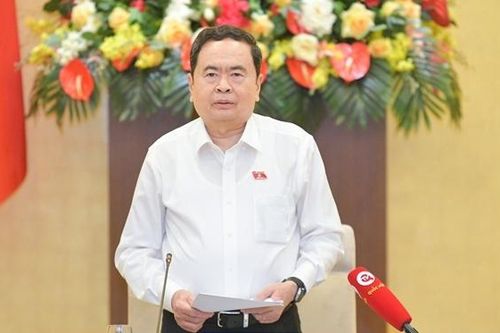 Phó Chủ tịch Thường trực Quốc hội Trần Thanh Mẫn chủ trì họp giao ban giữa Lãnh đạo Quốc hội với Thường trực các cơ quan của Quốc hội