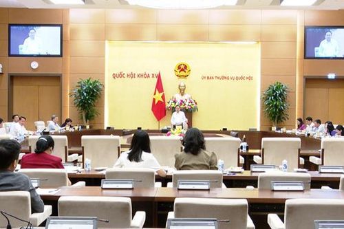 Phó Chủ tịch Thường trực Quốc hội Trần Thanh Mẫn chủ trì họp giao ban giữa Lãnh đạo Quốc hội với Thường trực các cơ quan của Quốc hội