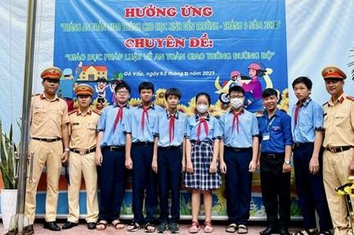 Quận Gò Vấp: Tăng cường tuyên truyền TTATGT cho học sinh