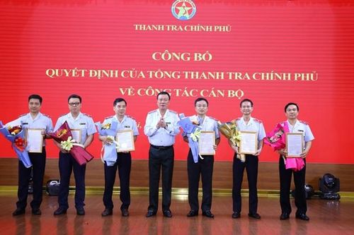 Thanh tra Chính phủ luân chuyển, điều động, bổ nhiệm 19 lãnh đạo cấp vụ