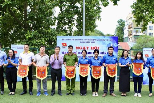 Quận Hoàn Kiếm: Sôi nổi ngày hội văn hóa thể thao thanh niên năm 2023