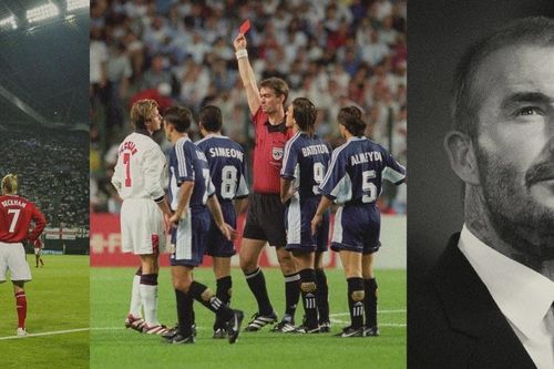 David Beckham nhận thẻ đỏ do trả đũa Diego Simeone ở World Cup 1998 và trở thành kẻ bị căm ghét nhất nước Anh