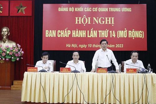 Hội nghị Ban Chấp hành Đảng bộ Khối các cơ quan Trung ương lần thứ 14