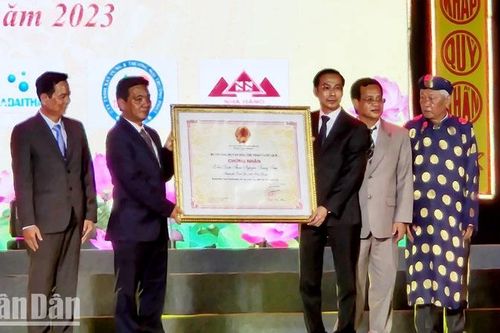 Lễ hội Đình thần Nguyễn Trung Trực chính thức nhận Bằng Di sản văn hóa phi vật thể