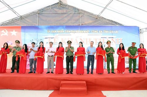 Công an thị xã An Khê hoàn thành 100% chỉ tiêu xây dựng trụ sở Công an xã