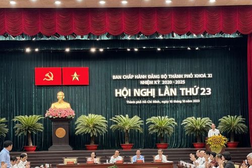 Khai mạc Hội nghị Thành ủy TPHCM lần thứ 23