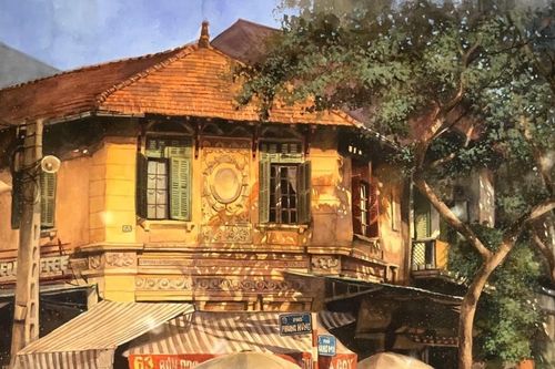 'Chút tình gửi phố' - Triển lãm của chàng họa sĩ trẻ Sài Gòn 'phải lòng' Hà Nội