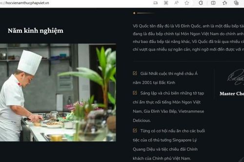 Học viện ẩm thực của đầu bếp Võ Quốc: Doanh thu tí hon, 'bay' gần hết vốn