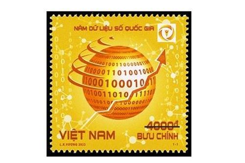 Bộ TT&TT phát hành bộ tem bưu chính 'Năm Dữ liệu số quốc gia'