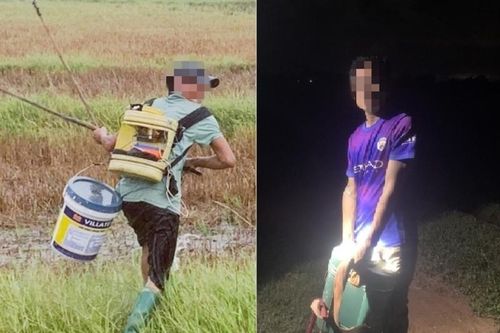 3 đối tượng lén lút dùng kích điện đánh bắt thủy hải sản ở Hà Tĩnh