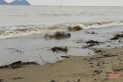 Phát hiện thi thể nữ giới trôi dạt vào bờ biển Nghi Xuân