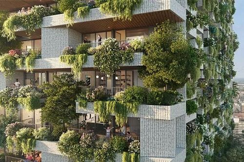 'Khu rừng thẳng đứng' giữa lòng thành phố tạo 41 tấn oxy mỗi năm