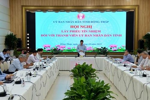 Tổ chức lấy phiếu tín nhiệm đối với thành viên UBND tỉnh