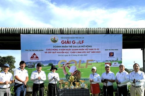60 golfer tranh tài ở Giải Golf Doanh nhân trẻ Gia Lai mở rộng