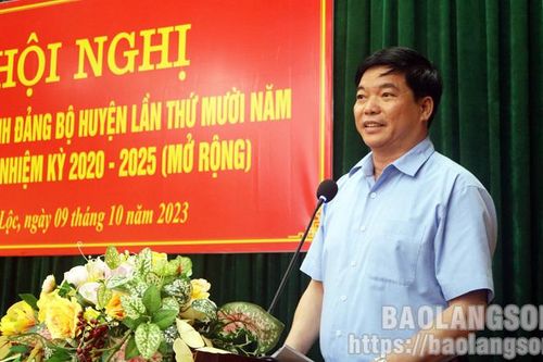 Cao Lộc: Sơ kết công tác 9 tháng đầu năm và tổng kết 10 năm thực hiện Nghị quyết số 71