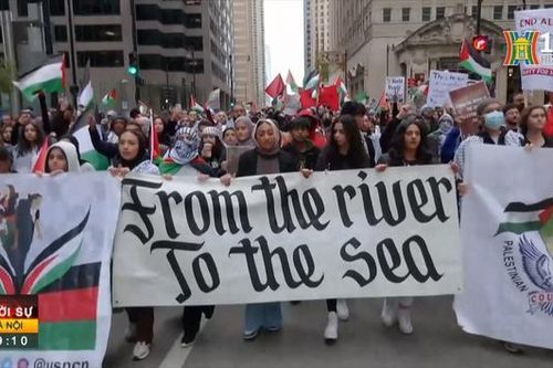Biểu tình ủng hộ Palestine tại nhiều thành phố trên thế giới
