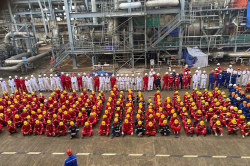PTSC Quảng Ngãi thi đua về đích dự án bảo dưỡng Nhà máy lọc hóa dầu Nghi Sơn