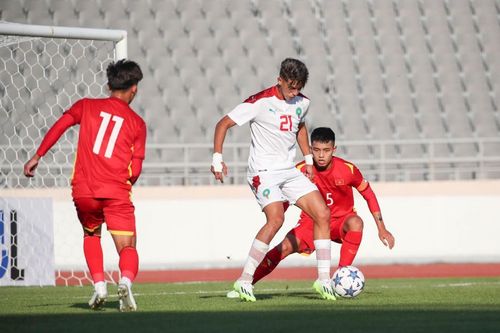 U18 Việt Nam thua đậm U18 Maroc