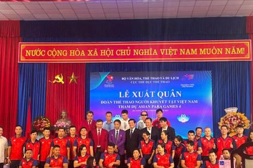 71 VĐV người khuyết tật Việt Nam tham dự Asian Para Games lần thứ 4
