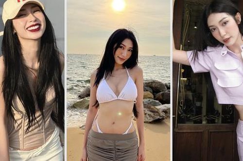 Tình cũ của Ngô Kiến Huy diện váy cắt xẻ khoe vóc dáng không mỡ thừa ở tuổi U40