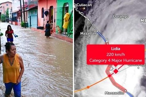 Bão Lidia 'nguy hiểm cực độ' đổ bộ Mexico, có thể là bão mạnh nhất lịch sử từng đổ bộ