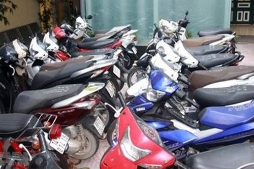 Công an quận Ba Đình tìm chủ sở hữu nhiều xe máy