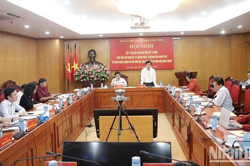 Phát huy vai trò hạt nhân chính trị của tổ chức đảng trong cơ quan hội quần chúng