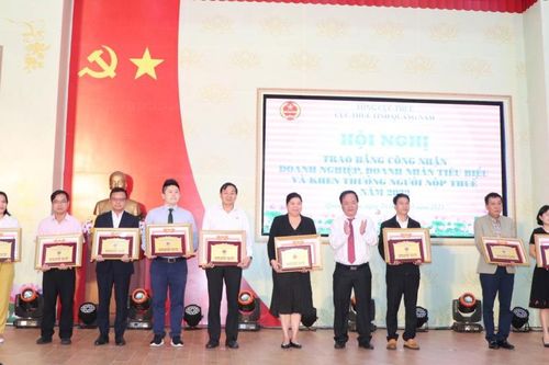 Quảng Nam tuyên dương 176 tập thể, cá nhân thực hiện tốt nghĩa vụ thuế