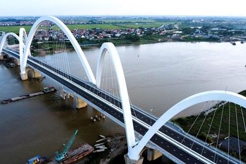 Bắc Ninh: Thông xe cây cầu gần 2.000 tỷ vượt sông Đuống