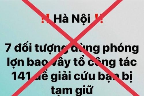 Thực hư thông tin 7 thanh niên dùng dao phóng lợn vây Tổ công tác 141 để giải cứu bạn