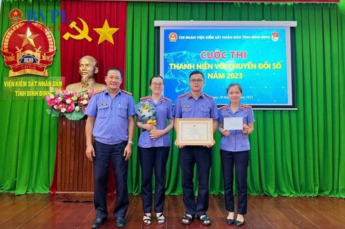 Chi đoàn VKSND tỉnh Bình Định tổ chức cuộc thi 'Thanh niên với chuyển đổi số'