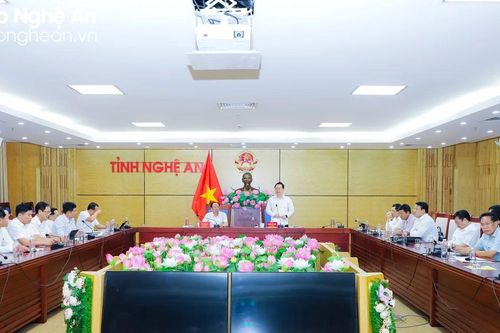 Kết luận của Chủ tịch UBND tỉnh Nghệ An Nguyễn Đức Trung tại phiên họp chuyên đề tháng 10 năm 2023