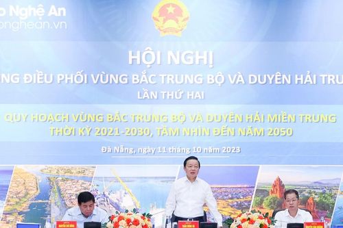 Lãnh đạo tỉnh Nghệ An tham dự Hội nghị Hội đồng điều phối vùng Bắc Trung Bộ và duyên hải Trung Bộ lần thứ II