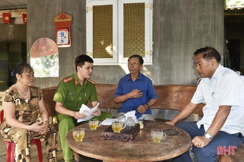 Dòng họ văn minh, an toàn về an ninh trật tự ở thị xã Hồng Lĩnh