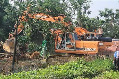 Vĩnh Phúc: Cưỡng chế giải phóng mặt bằng Khu Đô thị Mới Nam Vĩnh Yên