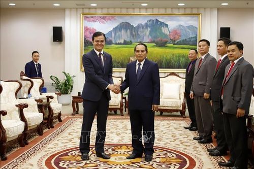 Lãnh đạo Lào nêu bật tầm quan trọng của hợp tác giữa thanh niên hai nước Việt - Lào