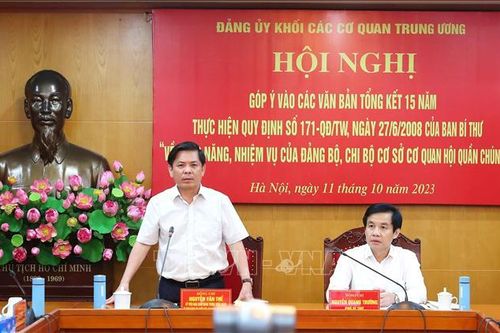 Phát huy vai trò lãnh đạo của các tổ chức cơ sở đảng trong cơ quan hội quần chúng