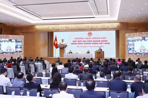 Thường trực Chính phủ gặp mặt đại diện doanh nhân Việt Nam