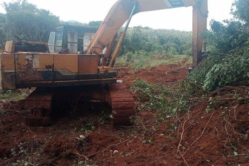 Đắk Nông: Bắt quả tang một đối tượng dùng máy múc để phá rừng