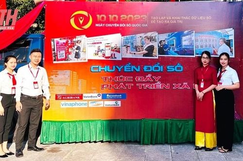 Agribank Yên Định nhiều hoạt động hưởng ứng Ngày chuyển đổi số quốc gia